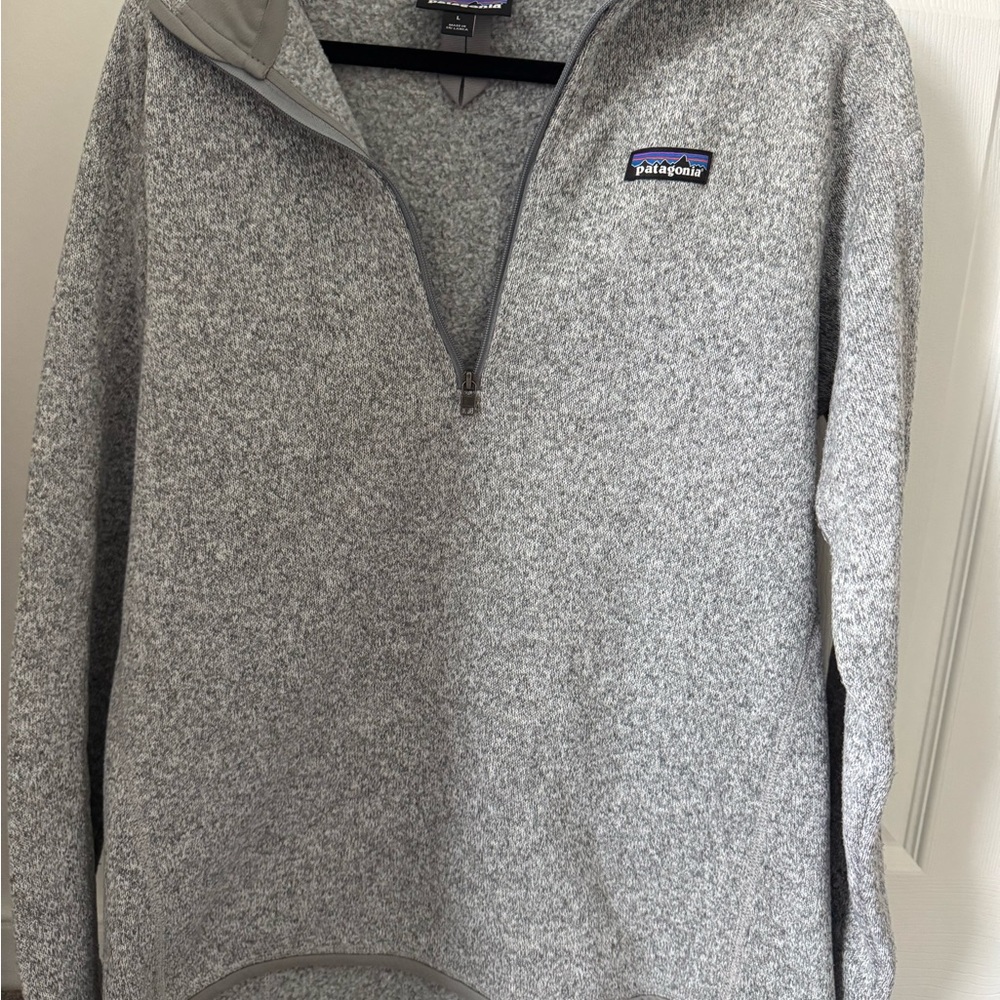 Patagonia Women’s Zip-Up Sweater in Heather Gray